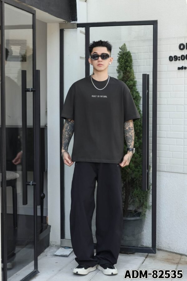 ADM New Structural Panel Graphic T-shirt 82535 - 200gsm Premium Cotton | Streetwear Wholesale (4 Colors) - Image 14