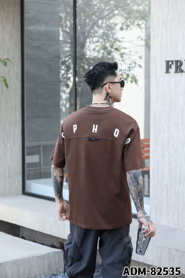 ADM New Structural Panel Graphic T-shirt 82535 - 200gsm Premium Cotton | Streetwear Wholesale (4 Colors) - Image 9