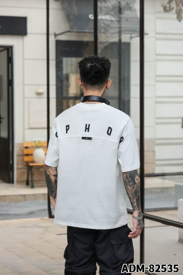 ADM New Structural Panel Graphic T-shirt 82535 - 200gsm Premium Cotton | Streetwear Wholesale (4 Colors) - Image 2