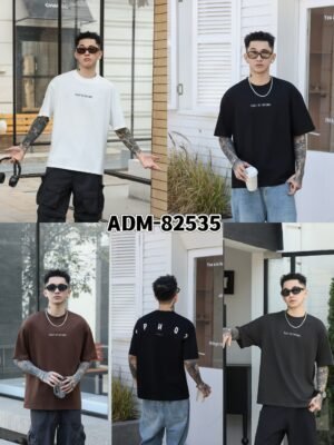 ADM New Structural Panel Graphic T-shirt 82535 - 200gsm Premium Cotton | Streetwear Wholesale (4 Colors)