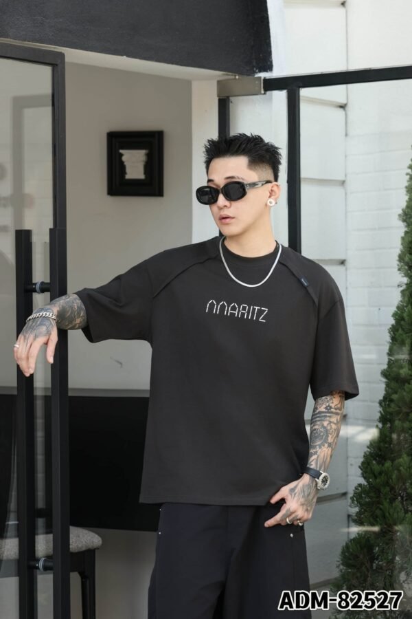 ADM New Deconstructed Cotton T-shirt 82527 - 200gsm Premium Streetwear | Wholesale (5 Colors) - Image 15