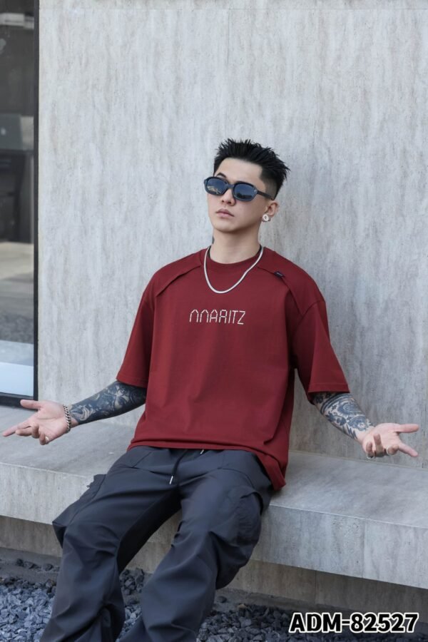 ADM New Deconstructed Cotton T-shirt 82527 - 200gsm Premium Streetwear | Wholesale (5 Colors) - Image 9