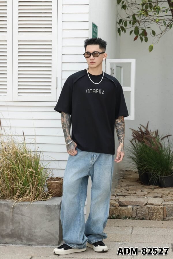 ADM New Deconstructed Cotton T-shirt 82527 - 200gsm Premium Streetwear | Wholesale (5 Colors) - Image 7