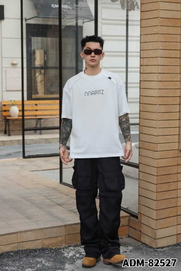 ADM New Deconstructed Cotton T-shirt 82527 - 200gsm Premium Streetwear | Wholesale (5 Colors) - Image 4