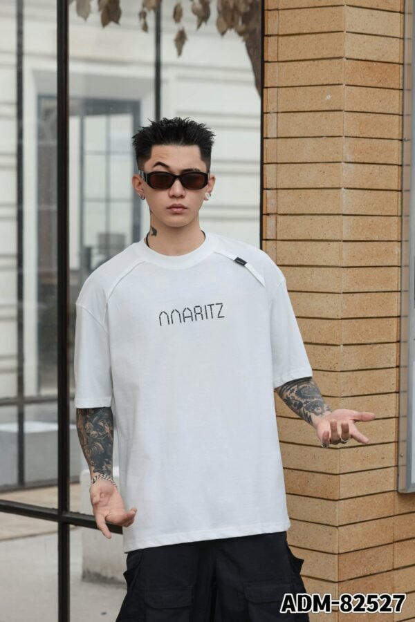 ADM New Deconstructed Cotton T-shirt 82527 - 200gsm Premium Streetwear | Wholesale (5 Colors) - Image 3