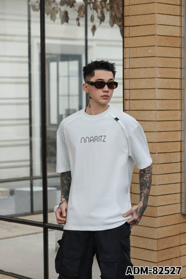 ADM New Deconstructed Cotton T-shirt 82527 - 200gsm Premium Streetwear | Wholesale (5 Colors) - Image 2