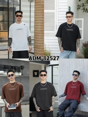 ADM New Deconstructed Cotton T-shirt 82527 - 200gsm Premium Streetwear | Wholesale (5 Colors)