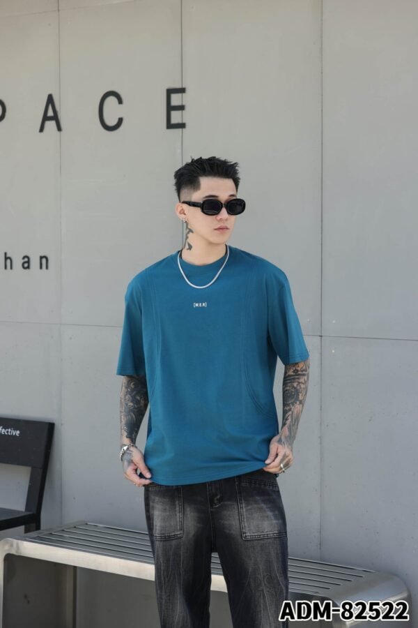 ADM New Structured Design Cotton T-shirt 82522 - 200gsm Premium Streetwear | Wholesale (4 Colors) - Image 14