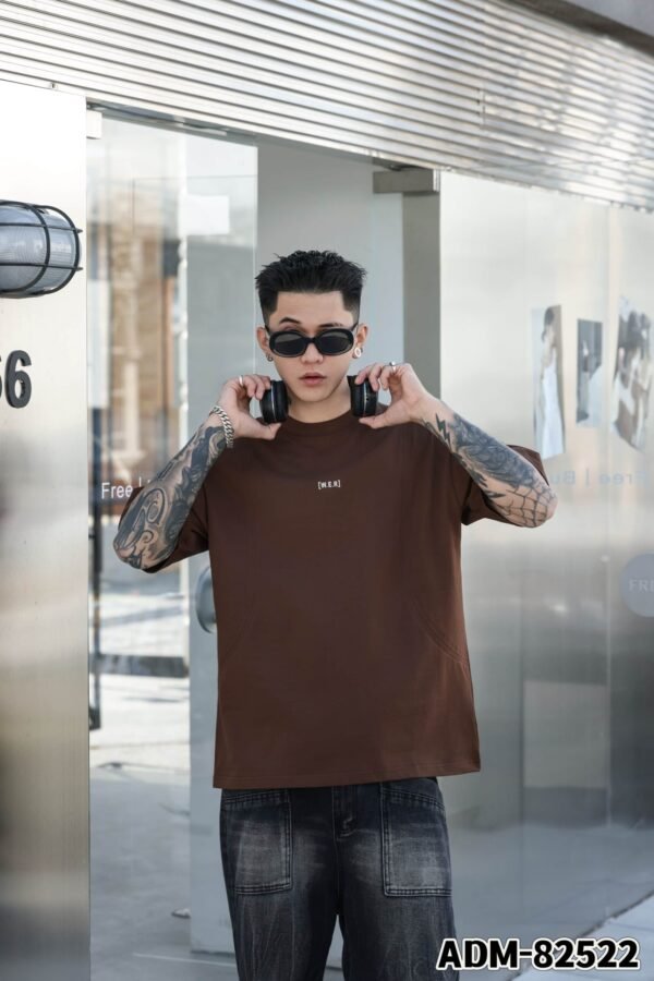 ADM New Structured Design Cotton T-shirt 82522 - 200gsm Premium Streetwear | Wholesale (4 Colors) - Image 6