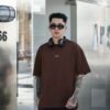 ADM New Structured Design Cotton T-shirt 82522 - 200gsm Premium Streetwear | Wholesale (4 Colors) - Coffee