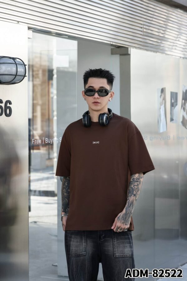 ADM New Structured Design Cotton T-shirt 82522 - 200gsm Premium Streetwear | Wholesale (4 Colors) - Image 5