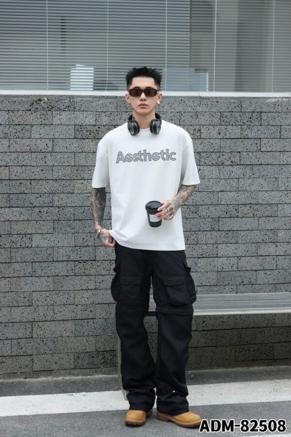 ADM New 3D Printed Cotton T-shirt 82508 - 200gsm Premium Streetwear | Wholesale (4 Colors) - Image 15
