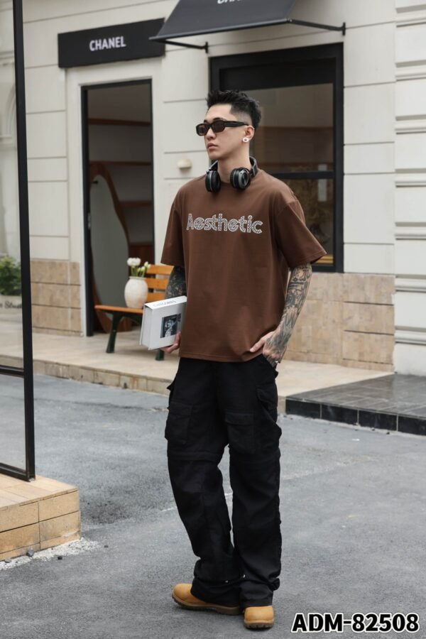 ADM New 3D Printed Cotton T-shirt 82508 - 200gsm Premium Streetwear | Wholesale (4 Colors) - Image 12