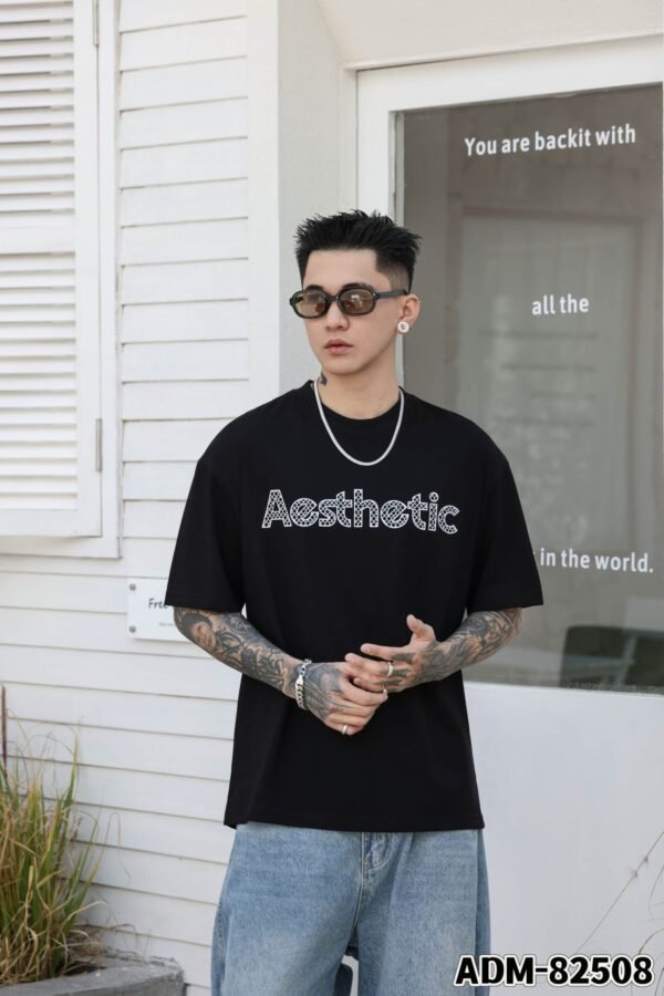 ADM New 3D Printed Cotton T-shirt 82508 - 200gsm Premium Streetwear | Wholesale (4 Colors) - Image 7