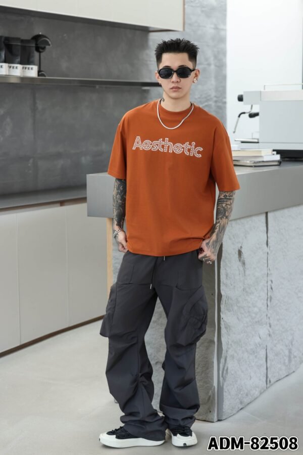 ADM New 3D Printed Cotton T-shirt 82508 - 200gsm Premium Streetwear | Wholesale (4 Colors) - Image 4