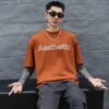 ADM New 3D Printed Cotton T-shirt 82508 - 200gsm Premium Streetwear | Wholesale (4 Colors) - Orange