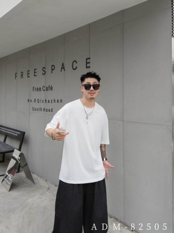 ADM New Deconstructed Cotton T-shirt 82505 - 200gsm Premium Streetwear | Wholesale (4 Colors) - Image 13