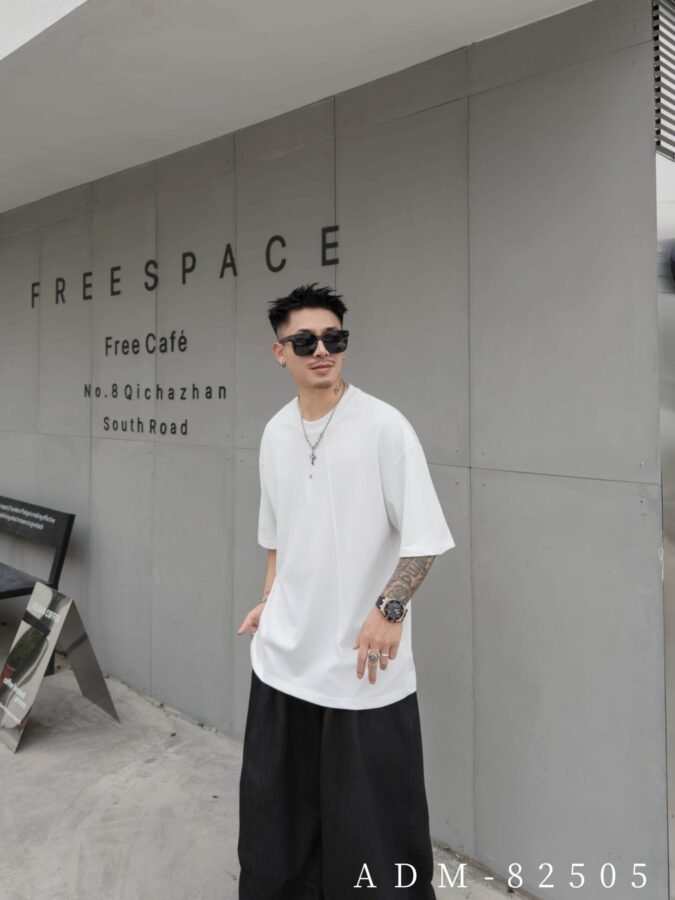 ADM New Deconstructed Cotton T-shirt 82505 - 200gsm Premium Streetwear | Wholesale (4 Colors) - Image 11