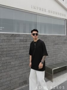 ADM New Deconstructed Cotton T-shirt 82505 - 200gsm Premium Streetwear | Wholesale (4 Colors) - Image 7