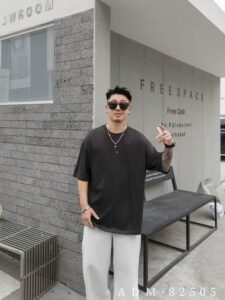 ADM New Deconstructed Cotton T-shirt 82505 - 200gsm Premium Streetwear | Wholesale (4 Colors) - Image 2
