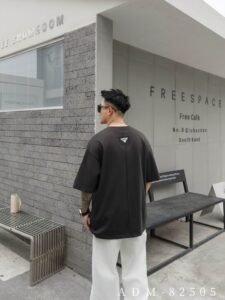 ADM New Deconstructed Cotton T-shirt 82505 - 200gsm Premium Streetwear | Wholesale (4 Colors) - Image 3