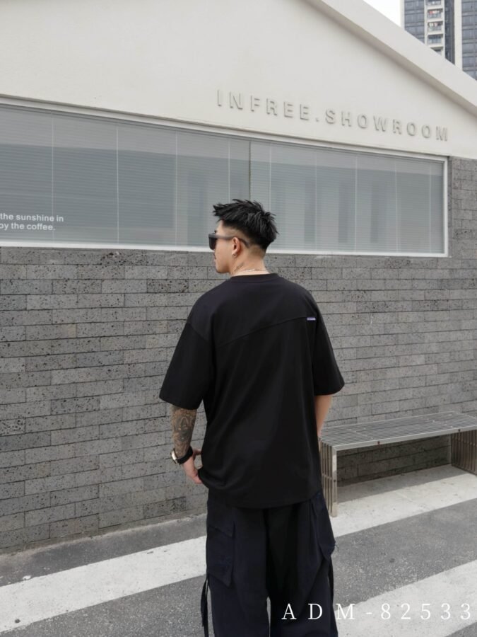 ADM New Burnout Effect Cotton T-shirt 82533 - 200gsm Premium Streetwear | Wholesale (4 Colors) - Image 3