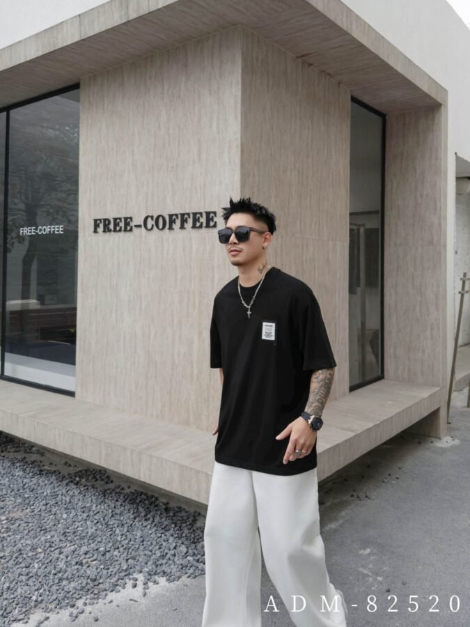ADM New Custom Label Essential T-shirt 82520 - 200gsm Premium Cotton | Streetwear Wholesale (4 Colors) - Image 16