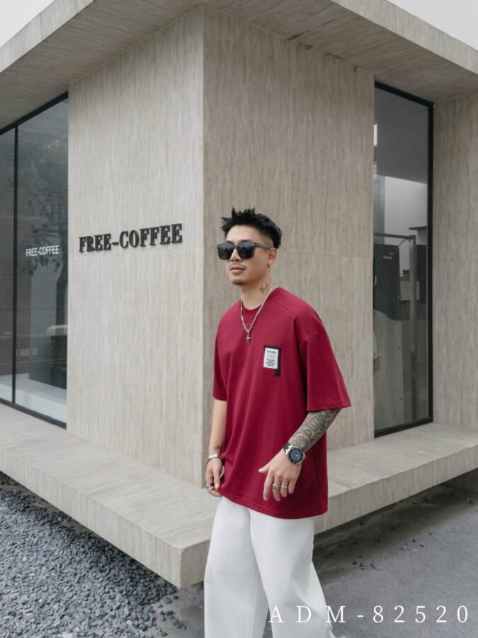 ADM New Custom Label Essential T-shirt 82520 - 200gsm Premium Cotton | Streetwear Wholesale (4 Colors) - Image 12