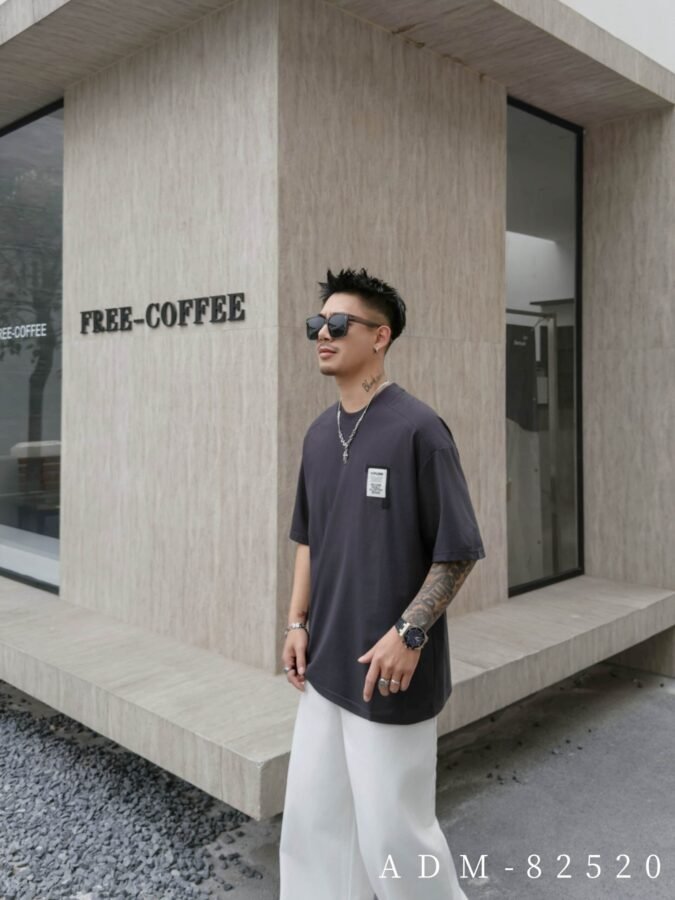 ADM New Custom Label Essential T-shirt 82520 - 200gsm Premium Cotton | Streetwear Wholesale (4 Colors) - Image 9
