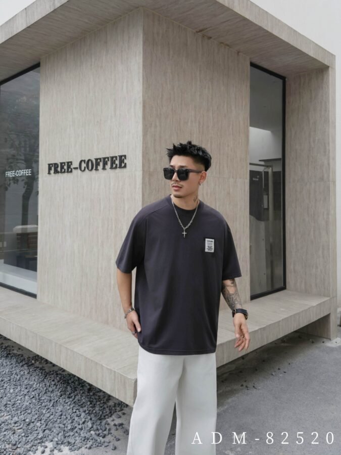 ADM New Custom Label Essential T-shirt 82520 - 200gsm Premium Cotton | Streetwear Wholesale (4 Colors) - Image 8
