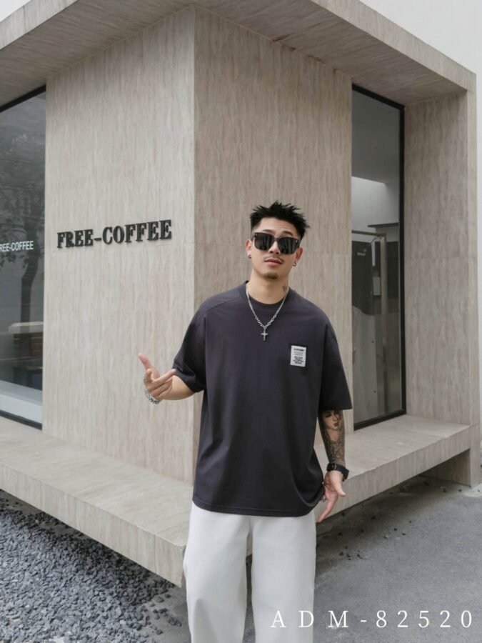 ADM New Custom Label Essential T-shirt 82520 - 200gsm Premium Cotton | Streetwear Wholesale (4 Colors) - Image 7
