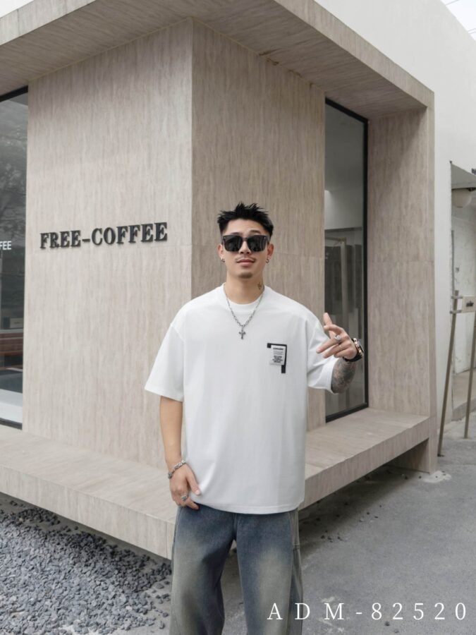ADM New Custom Label Essential T-shirt 82520 - 200gsm Premium Cotton | Streetwear Wholesale (4 Colors) - Image 5