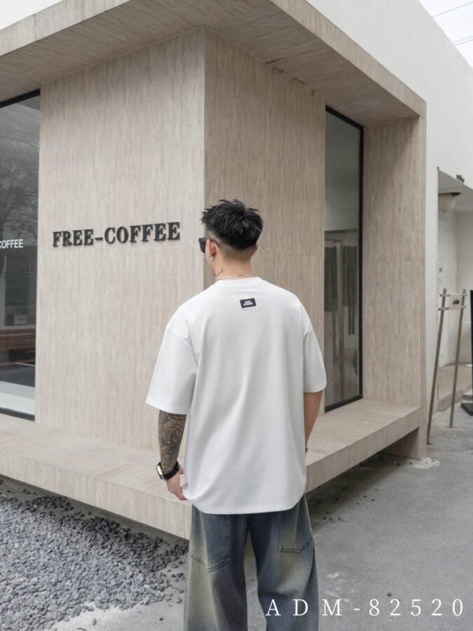 ADM New Custom Label Essential T-shirt 82520 - 200gsm Premium Cotton | Streetwear Wholesale (4 Colors) - Image 3