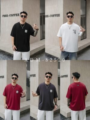 ADM New Custom Label Essential T-shirt 82520 - 200gsm Premium Cotton | Streetwear Wholesale (4 Colors)