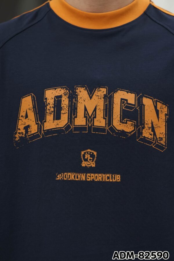 ADM New Contrast Stripe Raglan T-shirt 82590 - 260gsm Heavyweight Cotton | Streetwear Wholesale (3 Colors) - Image 13