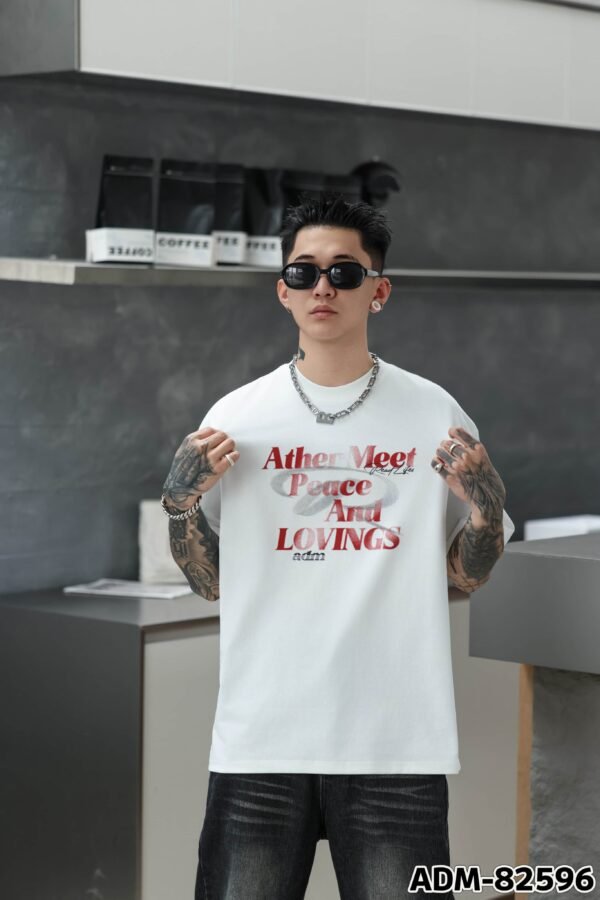 ADM New Vintage Wash Heavyweight T-shirt 82596 - 260gsm Premium Cotton | Streetwear Wholesale (4 Colors) - Image 14