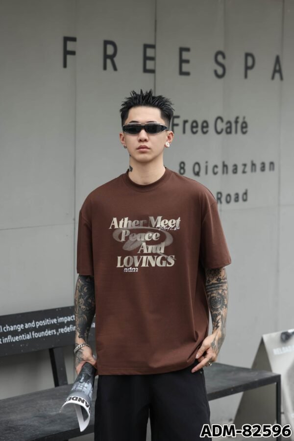ADM New Vintage Wash Heavyweight T-shirt 82596 - 260gsm Premium Cotton | Streetwear Wholesale (4 Colors) - Image 11