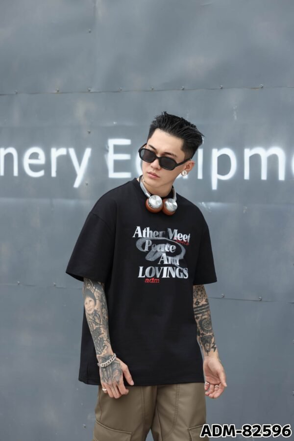 ADM New Vintage Wash Heavyweight T-shirt 82596 - 260gsm Premium Cotton | Streetwear Wholesale (4 Colors) - Image 2