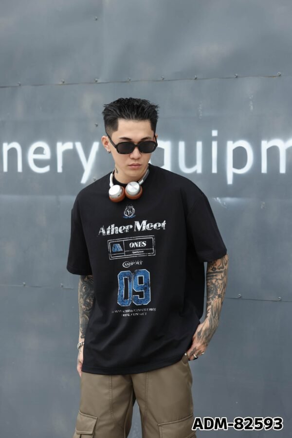 ADM New Vintage Wash Heavyweight T-shirt 82593 - 260gsm Premium Cotton | Streetwear Wholesale (3 Colors) - Image 10