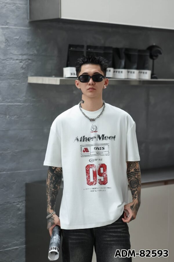ADM New Vintage Wash Heavyweight T-shirt 82593 - 260gsm Premium Cotton | Streetwear Wholesale (3 Colors) - Image 3