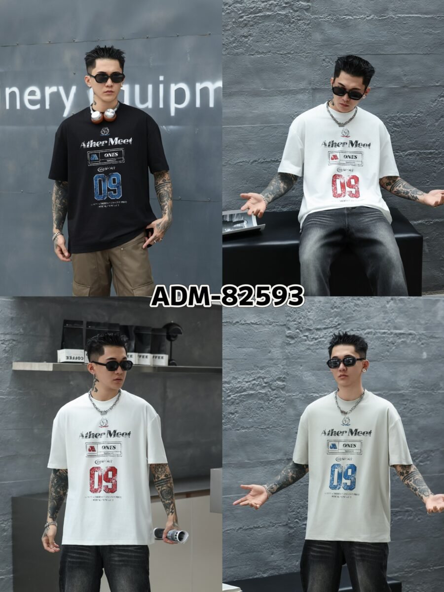 ADM New Vintage Wash Heavyweight T-shirt 82593 - 260gsm Premium Cotton | Streetwear Wholesale (3 Colors)