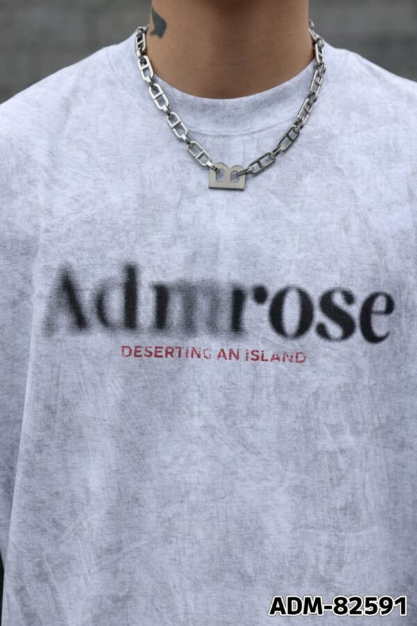 ADM New Washed Halftone Heavyweight T-shirt 82591 - 260gsm Premium Cotton | Streetwear Wholesale (2 Colors) - Image 4