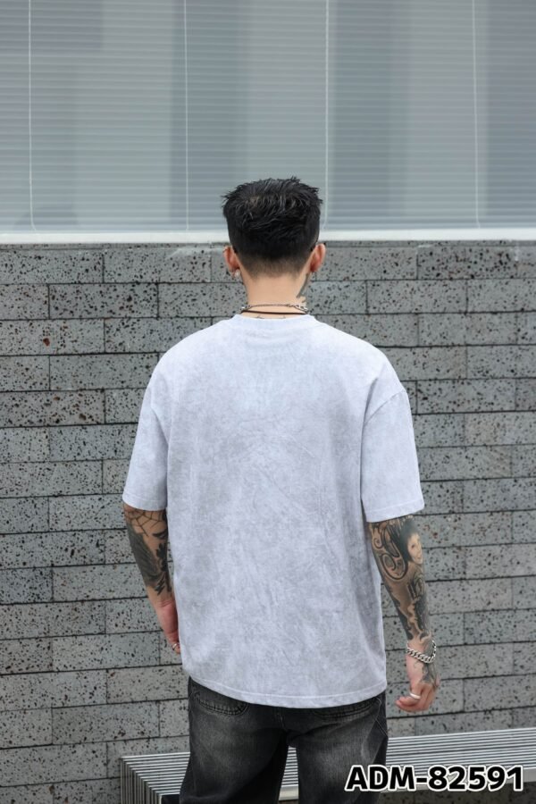 ADM New Washed Halftone Heavyweight T-shirt 82591 - 260gsm Premium Cotton | Streetwear Wholesale (2 Colors) - Image 3