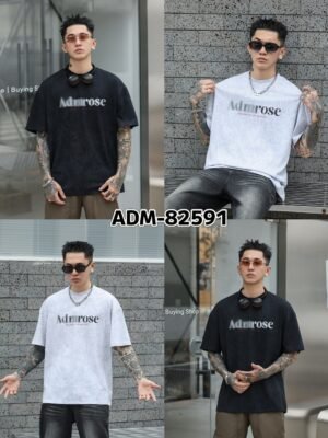 ADM New Washed Halftone Heavyweight T-shirt 82591 - 260gsm Premium Cotton | Streetwear Wholesale (2 Colors)