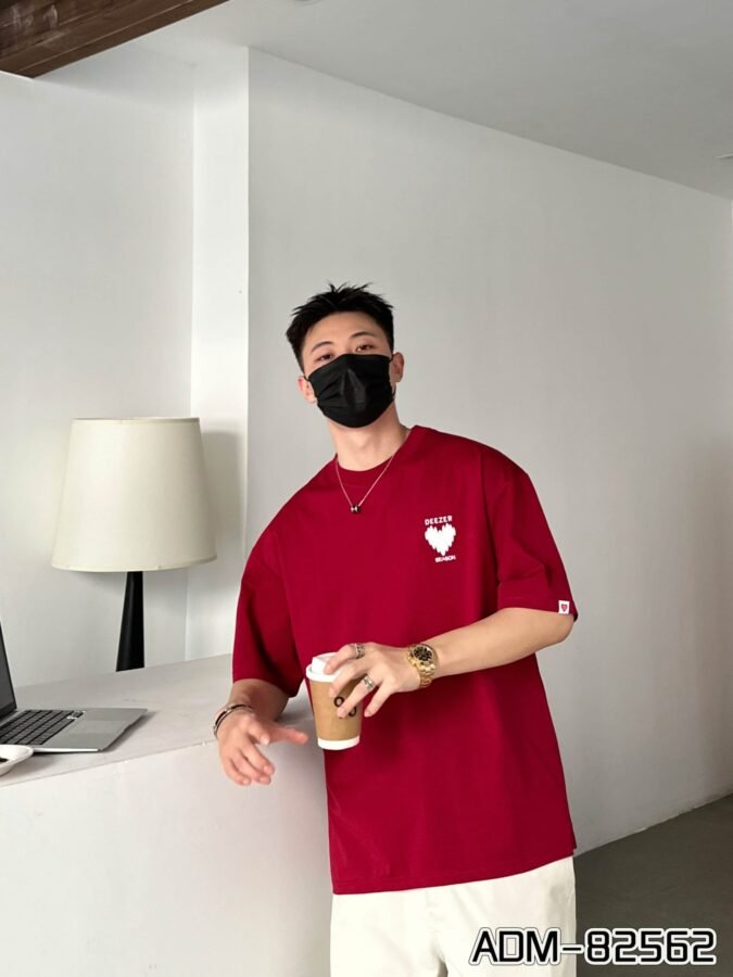 ADM New 3D Embroidered Cotton T-shirt 82562 - 200gsm Premium Streetwear | Wholesale (3 Colors) - Image 4