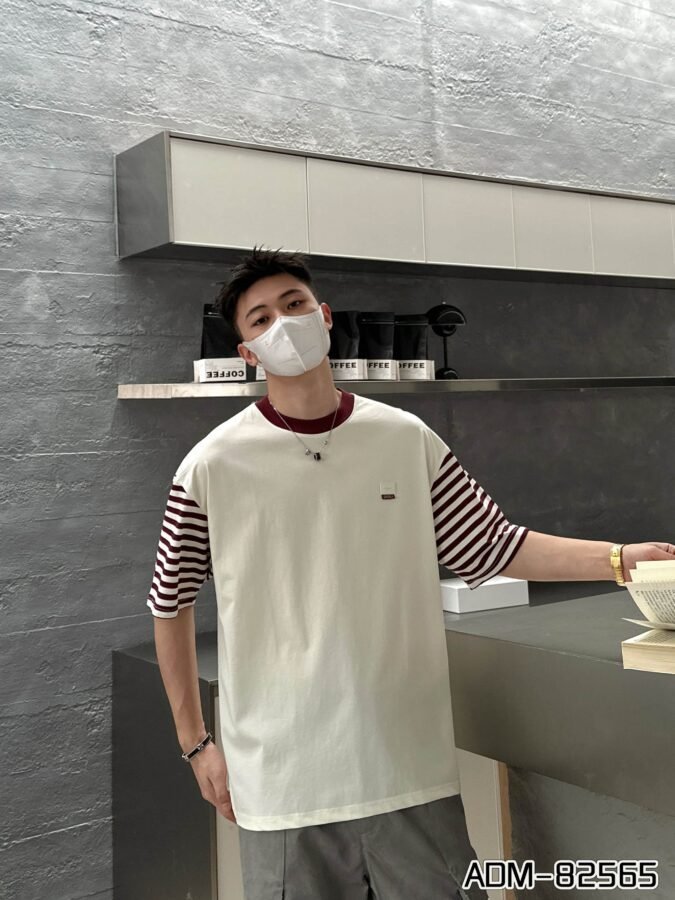 ADM New Contrast Stripe Raglan T-shirt 82565 - 200gsm Premium Cotton | Streetwear Wholesale (3 Colors) - Image 10