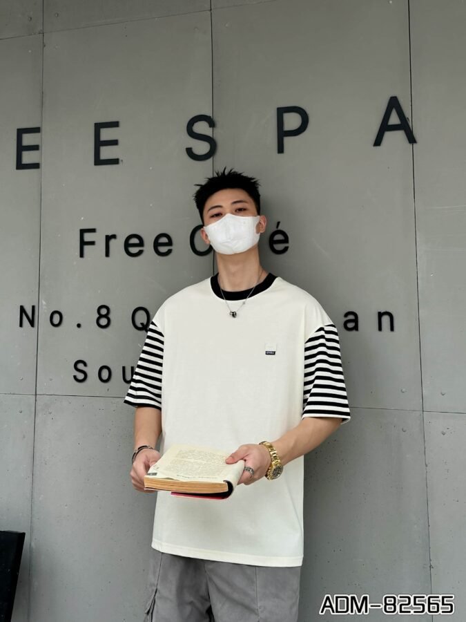ADM New Contrast Stripe Raglan T-shirt 82565 - 200gsm Premium Cotton | Streetwear Wholesale (3 Colors) - Image 4