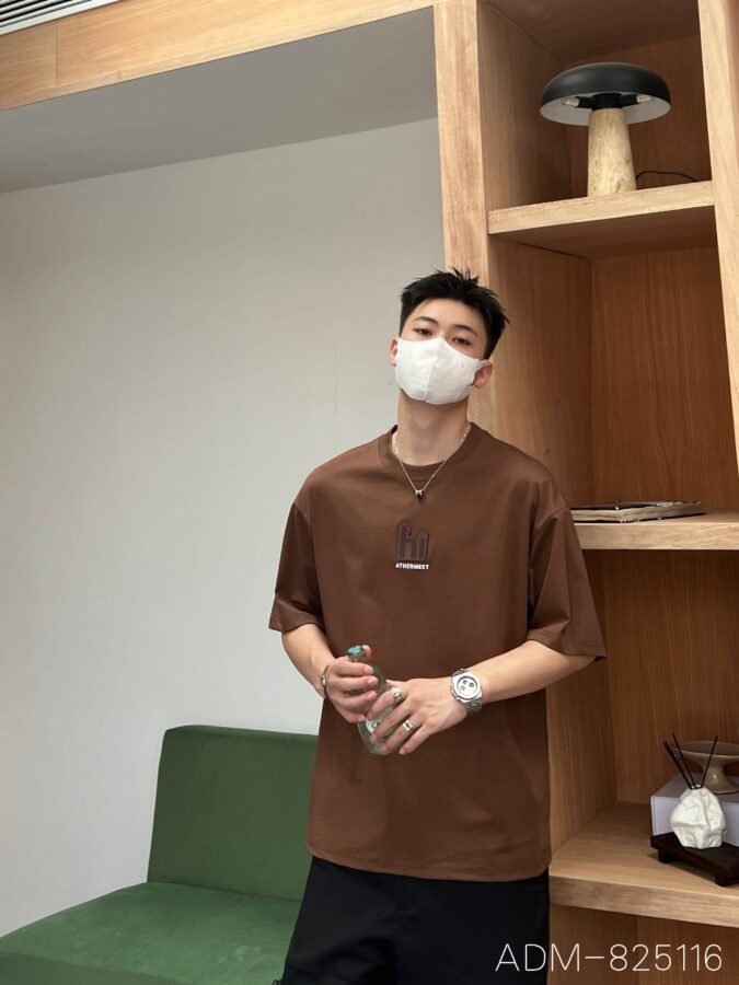 ADM New 3D Foam Print Cotton T-shirt 825116 - 200gsm Premium Streetwear | Wholesale (3 Colors) - Image 8