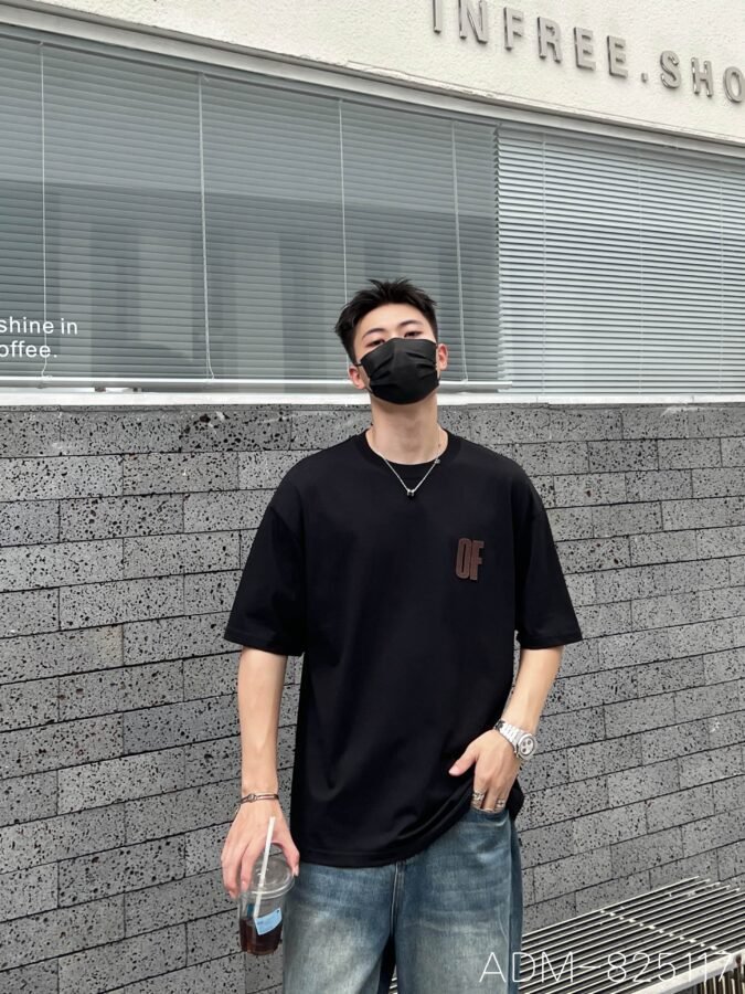 ADM new 3D Foam Embossed T-shirt 825117 - 200gsm Premium Cotton | Streetwear Wholesale (3 Colors) - Image 12