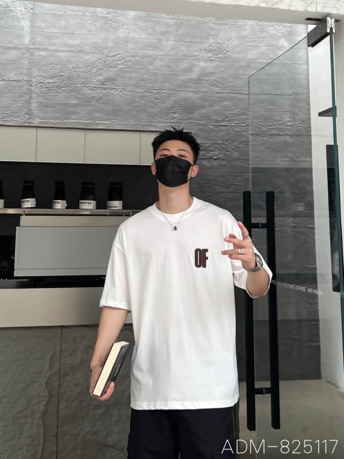 ADM new 3D Foam Embossed T-shirt 825117 - 200gsm Premium Cotton | Streetwear Wholesale (3 Colors) - Image 7